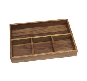 Plateau de service en bois avec poignées, léger et polyvalent, pour le thé, le café, le petit-déjeuner et les collations - Product Image 4