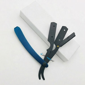 Navaja de Afeitar Clásica de Acero Azul, No Desechable, de Una Sola Hoja, para Salón, Corte de Pelo, Afeitado Corporal, de Garganta, para Barberos, Bikini, Hombres, Uso en Seco - Product Image 2
