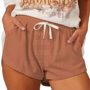 Women Casual Lightweight <b>Drawstring</b> Mid Shorts Hot Shorts 2026 Comfortable Breathable 100% Cotton High Quality - Product Image 4
