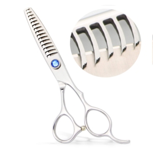 Ciseaux professionnels à dents larges et courbées pour la coupe des cheveux, acier 440C de qualité supérieure, outil de coiffure professionnel pour salon, 6,5 pouces - Product Image 3