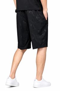 Pantalones Cortos Bermuda para Hombre, Color Sólido, Cintura Media, Elásticos, Transpirables, Anti-Pilling, Casuales, Tejido Satinado, 100% Algodón, con Bolsillos - Product Image 2