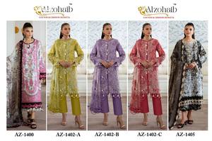 Salwar Kameez de Algodón de Primera Calidad con Estampado y Parches, con Dupatta, Nueva Colección, Compra en Línea en India - Product Image 3