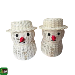 Handmade Rattan <b>Christmas</b> Ornaments Natural Wicker Decorations for Festive Tree Styling and Holiday Home Decor Vietnam - Product Image 1