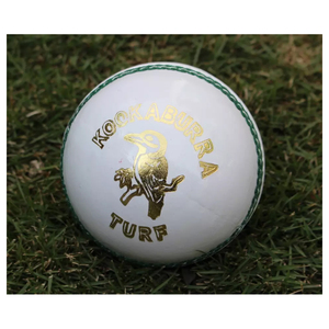 ลูกคริกเก็ต Kookaburra Turf แพ็ค 6 ลูก สีขาว สำหรับการแข่งขัน คุณภาพสูง ทำจากหนังวัวแท้ น้ำหนัก 156 กรัม - Product Image 6