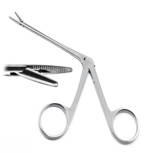 Micro-pinces auriculaires de précision médicale en acier inoxydable à pointe fine, instrument ORL pour le soin et la chirurgie de l'oreille - Product Image 1