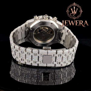 Reloj de Lujo Mossinate de Acero Inoxidable con Diamantes para Hombre y Mujer, Resistente al Agua, Elegante y Moderno para Negocios y Uso Diario - Product Image 6