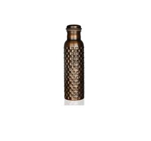 Botella de agua de cobre de 34 oz, recipiente ayurvédico de cobre extra grande para beber, botella para beber más agua, para yoga, clásica. - Product Image 6