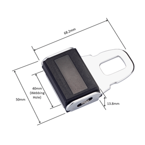 Série CA-010 S50 Boucle de ceinture de sécurité en acier au carbone et plastique ABS certifiée ISO 9001:2015 pour usage clinique - Product Image 3