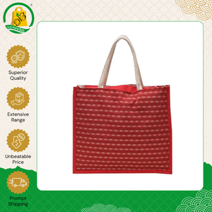 กระเป๋าช้อปปิ้งแบบใช้ซ้ำได้ ผลิตจากผ้าปอกระเจา 100% คุณภาพพรีเมียม จำหน่ายจำนวนมาก เป็นมิตรต่อสิ่งแวดล้อม ทันสมัย ปราศจากสารอะโซ พร้อมซิปปิด  ขาย - Product Image 5