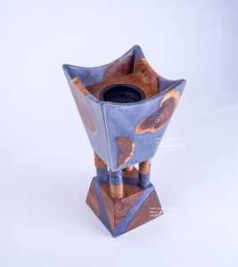 Brûleur d'encens Bakhoor artisanal moderne en résine et bois, brûleur d'encens unique, brûleur d'encens personnalisé, brûleur d'encens à usage régulier - Product Image 1