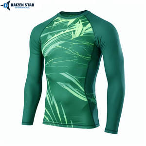 HydroGuard Men's Full Sleeve Rash Guard UPF50+ Breathable Anti-Bacterial <b>Swim</b> Dive <b>Shirt</b> for Water Sports Protection - Product Image 5
