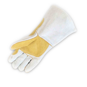 Nuevos Guantes de Trabajo de Cuero para Soldadura al por Mayor de Pakistán, Guantes de Seguridad de Piel de Vacuno/Cuero Dividido, Guantes de Soldadura de Cuero a Precio Económico OEM - Product Image 1