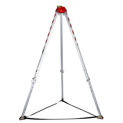 Aluminum Alloy Confined Space Rescue Tripod Self Locking Fall Protection Support Frame