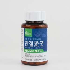 Mitos Joints Flex Korean Adult Health Care Capsules Health Care Ingredient Premium Materials 60 Tablets/Pack 2 Tablets/day - Product Image 1