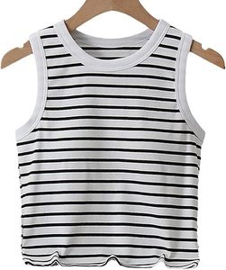 Women’s Slimming Ribbed Tank Top – Sleeveless Knitted Spandex Nylon Casual Summer Top with Solid <b>Straps</b> Front Logo Stretch - Product Image 2
