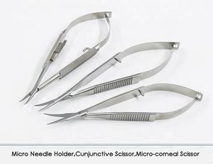 Juego de instrumentos de cirugía ocular oftálmica de alta precisión Manual al por mayor, herramientas de microcirugía de estrabismo de acero inoxidable para ojos - Product Image 5