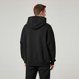 Wholesale Custom 450gsm Thick Fleece <b>Mens</b> Hoodies Sweatshirts Breathable Plain Crewneck Sweatshirt Hoodie - Product Image 5