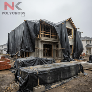 Bâche de protection anti-poussière pour travaux de rénovation et construction, idéale pour projets de peinture et mobilier - Product Image 3