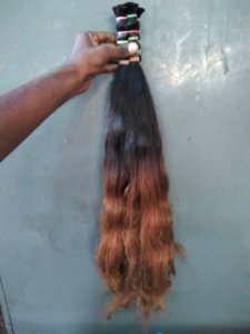 Extensiones de Cabello Natural Indio Virgen de un Solo Donante, Ondulado, de Doble Color, a Granel - Product Image 4