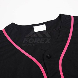 เสื้อเบสบอลแบบเรียบใหม่ ออกแบบเองได้ เสื้อเบสบอลเปล่าสำหรับผู้ชาย เสื้อเบสบอลขายส่ง - Product Image 3
