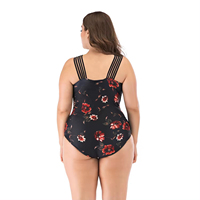 Traje de Baño de Una Pieza para Mujer al por Mayor, Ligero, de Calidad Premium, con Estampado por Sublimación, Logotipo Personalizado en la Parte Delantera, Cuello Halter, Estampado de Leopardo
