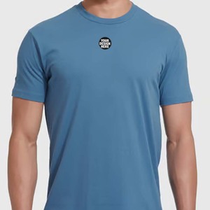 Camiseta de Algodón Suave de 200 g/m² con Logotipo Personalizado, Diseño Impreso, Hombros Caídos, Estilo Casual - Product Image 1