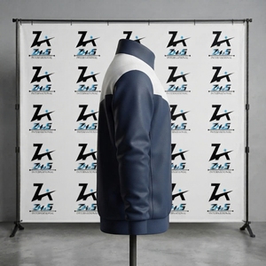 Veste de lacrosse streetwear de qualité supérieure, broderie sur toile de coton, veste tendance avec fermeture éclair, veste de lacrosse pour homme - Product Image 3
