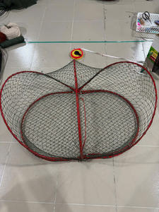 High Quality High Strength Foldable Double Knot Squid Trap Net Cage for Octopus and <b>Lobster</b> Fishing - Product Image 3