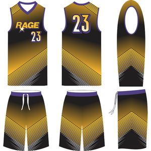Uniformes de Baloncesto Profesionales, Conjunto de Camiseta de Baloncesto Sublimada, Transpirable, que Absorbe la Humedad, Uniformes Deportivos para Entrenamiento en Equipo - Product Image 4