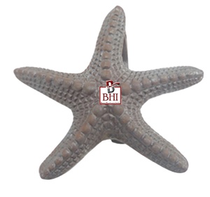 Aldaba de puerta de pez estrella de fundición de hierro de último diseño, aldaba de puerta de aspecto nuevo, aldaba de puerta de pez estrella de hierro fundido con acabado antiguo - Product Image 4