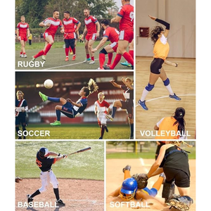 Chaussettes en coton mi-hautes, blanches unies, respirantes, pour le football, le baseball, le softball, les sports, unisexes, adultes, été, sports de plein air - Product Image 6