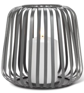 Lanterne à bougie en métal de forme cylindrique, fabrication artisanale, vente en gros, finition noire mate, lanterne à bougie pour l'extérieur - Product Image 3