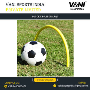 Kit d'arches de passe de football robustes et personnalisables pour l'agilité en extérieur, avec piquets de sol, en PVC et métal, pour l'entraînement de vitesse - Product Image 3