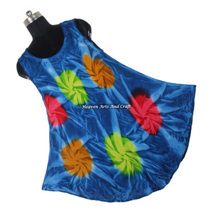 Nuevo Vestido Largo de Rayón con Estampado Tie Dye, Estilo Bohemio, para Playa, Fiestas y Discotecas, para Chicas, 2026 - Product Image 5
