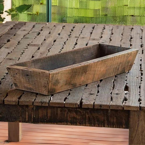 กระถางปลูกต้นไม้ทรงรางไม้สไตล์บ้านไร่ - Product Image 2