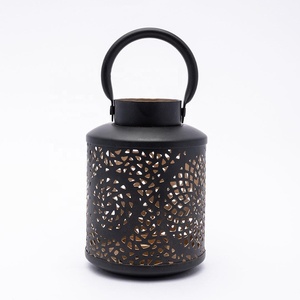 Classic Black Metal <b>Moroccan</b> Style Custom Cutwork Votive Candle Holder for Home and Weddings <b>Decor</b> - Product Image 3