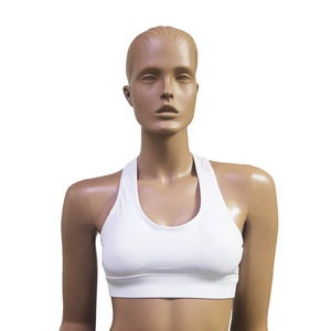 Sujetador Deportivo Halter Blanco Sólido para Mujer, Talla Grande, Alta Sujeción, Transpirable, de Secado Rápido, Diseño Sin Costuras, Alta Calidad, para Yoga y Entrenamiento - Product Image 6