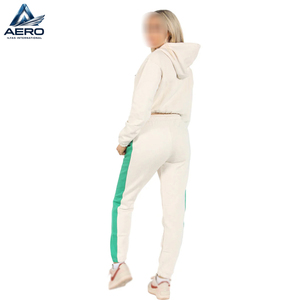 2026 Top Demand Product Women Tracksuit Long Sleeve Crop Tops Pants <b>Sets</b>, In Best Price Plus Size Ladies Gym Crop Tracksuits - Product Image 2