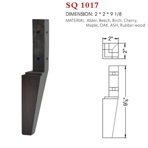 Pieds de canapé extra-hauts en bois massif avec support métallique, pieds de meubles en bois de remplacement, fourniture d'usine OEM - Product Image 6