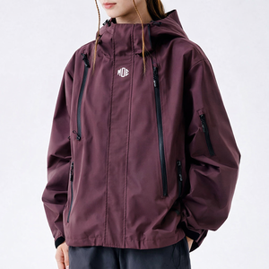 Chaqueta Cortavientos Premium Personalizada de Moda con Capucha y Cremallera, Impermeable, para Senderismo al Aire Libre, con Múltiples Bolsillos, Fabricante OEM, EE. UU. - Product Image 1