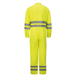 Combinaison de travail ignifuge haute visibilité respirante pour pompiers, en polyester, protection de sécurité – Offre Spéciale - Product Image 2