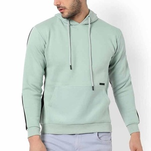 Sudaderas con Capucha de Alta Calidad al por Mayor, Lavadas con Ácido, con Bajo Cortado, Estilo Vintage, con Dobladillo sin Rematar, Sudaderas Cortas para Hombre, Cómodas, AI-HD-26 - Product Image 1
