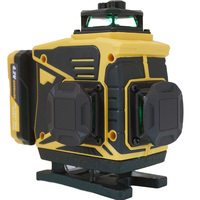 Niveau laser industriel 16 lignes à faisceau vert 360° avec plateforme de réglage fin et système double batterie – Vente directe usine