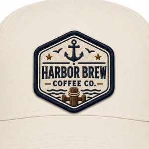 Harbor Brew Coffee Co. Embroidered Baseball <b>Cap</b> Unisex Cotton Casual <b>Hat</b> Spring Autumn 58-60CM - Product Image 5