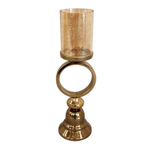 Portavelas Decorativo de Metal para Interiores, Accesorios de Iluminación para el Hogar, Portavelas de Metal para el Hogar - Product Image 1