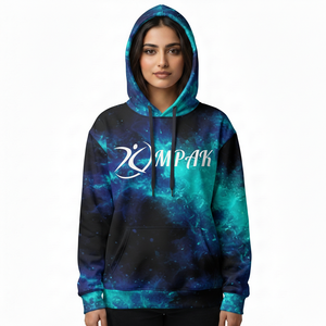 เสื้อฮู้ดดี้โอเวอร์ไซส์พรีเมียมแบบยูนิเซ็กซ์ พร้อมลายพิมพ์ซับลิเมชั่นสุดเทรนดี้ ออกแบบมาเพื่อแบรนด์แฟชั่นลำลองสไตล์คนเมือง - Product Image 1