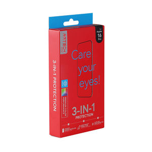 Consumer Electronics Paper Packaging <b>Box</b> for Tempered Glass Screen Protector & Mobile Phone Accessories - Product Image 1