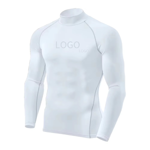 New Adults Men Rash Guards Wholesale Men Athletic Long Sleeve Rash guard Stretch Fit <b>Compression</b> <b>Shirt</b> Sportswear& Athletes Wear - Product Image 3