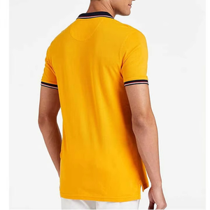 เสื้อยืดผู้ชายผ้าฝ้าย 100% คุณภาพสูง ปักโลโก้แบบพิเศษ แห้งเร็ว ไซส์ใหญ่ สำหรับกีฬากอล์ฟ แบบไร้ตะเข็บ - Product Image 3