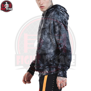 Vêtements d'extérieur écologiques, nouvelle arrivée, avec logo personnalisé, entièrement sur mesure, vêtements pour adultes, design unique, sweats à capuche effet délavé - Product Image 2